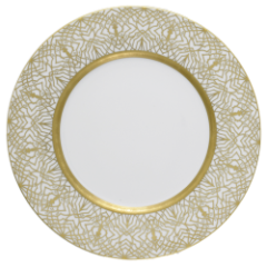 Farahnaz White Presentation Plate