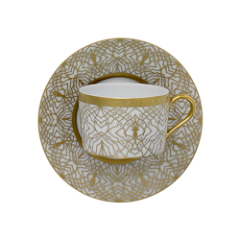 Farahnaz White Tea Cup & Saucer