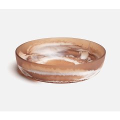 Hugo Swirled Resin Serving Bowl