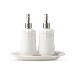 Berry & Thread Whitewash Kitchen Essentials, Set of 3