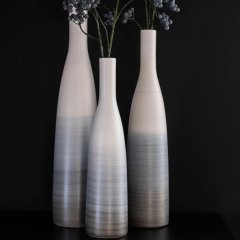 Ceramic Bottle - Shaded Water