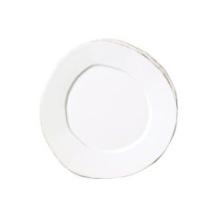 Lastra White Salad Plate