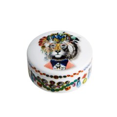 Jungle King Small Round Box