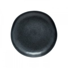 Livia Matte Black Dinner Plate