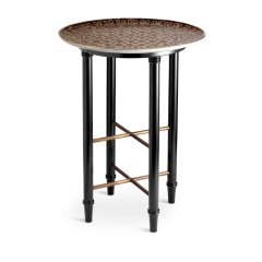 Fortuny 21" Side Table Ashanti Grey - (D) Floor Sample