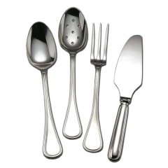 Lyrique Stainless Hostess Flatware, 4 Piece Set