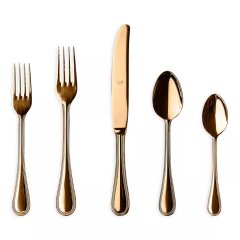 Perla Oro Flatware, 5 Piece Set