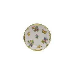 Queen Victoria Green Bread Plate