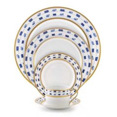 La Bocca Bleu Dinner Plate