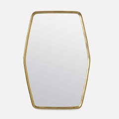 Fenris Mirror - Shiny Brass Etched Aluminum