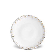 Haas Mojave Dessert Plate - White + Gold