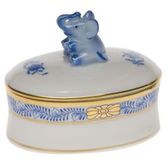 Elephant Oval Box