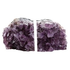 Amethyst Bookends