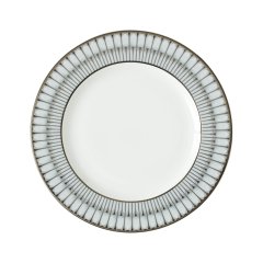 Arcades Grey and Platinum Dinner Plate