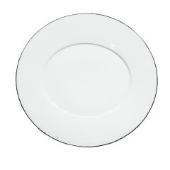 Epure Platinum Oval Dinner Plate