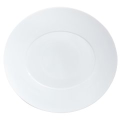 Epure White Oval Charger Plate