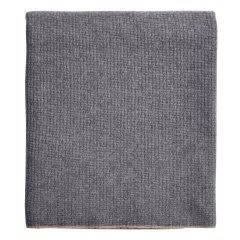 Sorrento Grey Cashmere Throw