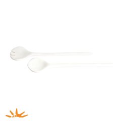 Grey Medium Salad Servers