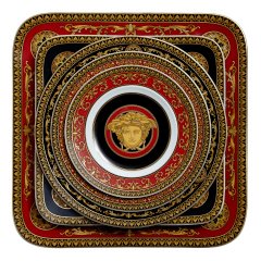 Medusa Red Porcelain Salad Plate