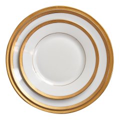 Arc En Ciel Malmaison Gold Dessert Plate