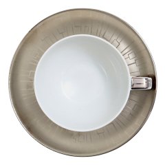 TAC 02 Skin Platinum Tea Cup and Saucer