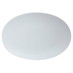 Loft White Porcelain Service Plate