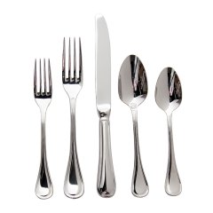 Lyrique Stainless Flatware, 5 Piece Set