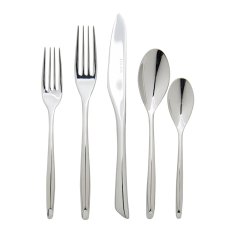 S-Kiss Stainless Flatware, 5 Piece Set