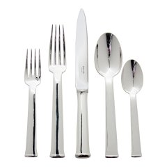 Sequoia Silver Plate Flatware, 5 Piece Set