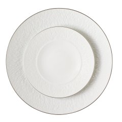 Mineral Platinum Porcelain Buffet Plate