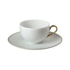 Mineral Irise Gold Tea Cup and Saucer