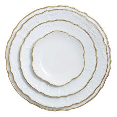 Simply Anna Gold Dessert Plate