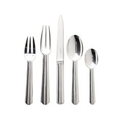 Chantaco Silver Plated Flatware, 5 Piece Set