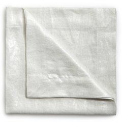 White Shimmer Linen Napkin