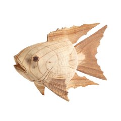 Small Happy Mahogany Fish