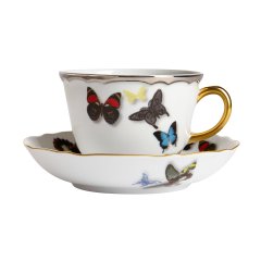 Butterfly Parade Tea Cup and Saucer