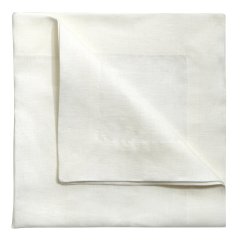 Pure White Linen Napkin