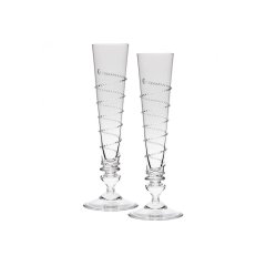 Amalia Champagne Flutes, Set of 2