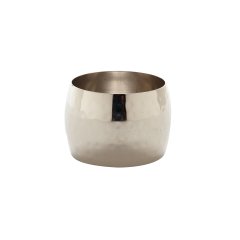 Round Hammered Napkin Ring