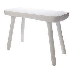 Short White Bench