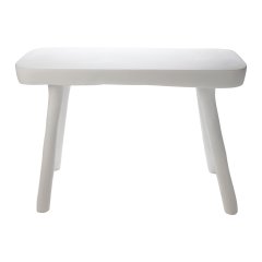 Short White Bench