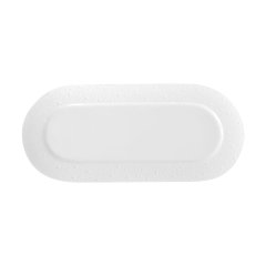 Ecume White Oblong Cake Platter