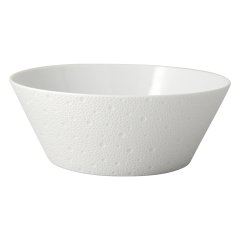 Ecume White Salad Bowl