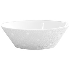 Ecume White Salad Bowl