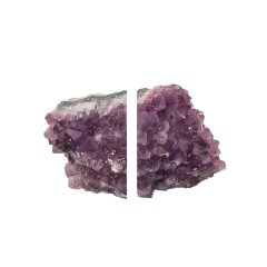 Large Amethyst Bookends