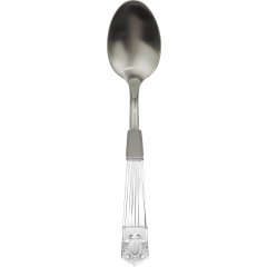 Stainless Steel Coffee Spoon with Clear Handle, Set of 6