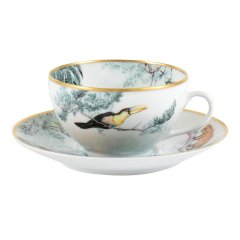 Carnets d'Equateur Breakfast Cup and Saucer