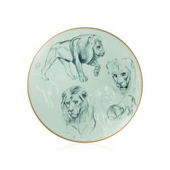 Carnets d'Equateur Lions Dessert Plate