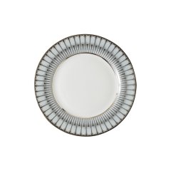 Arcades Grey and Platinum Dessert Plate