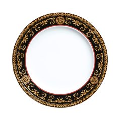 Medusa Red Porcelain Dinner Plate